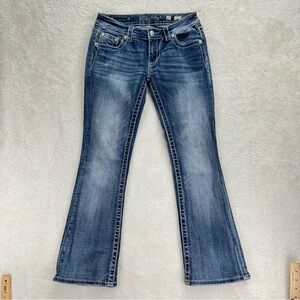 Miss Me Blue Flare Wide Leg Jeans‎